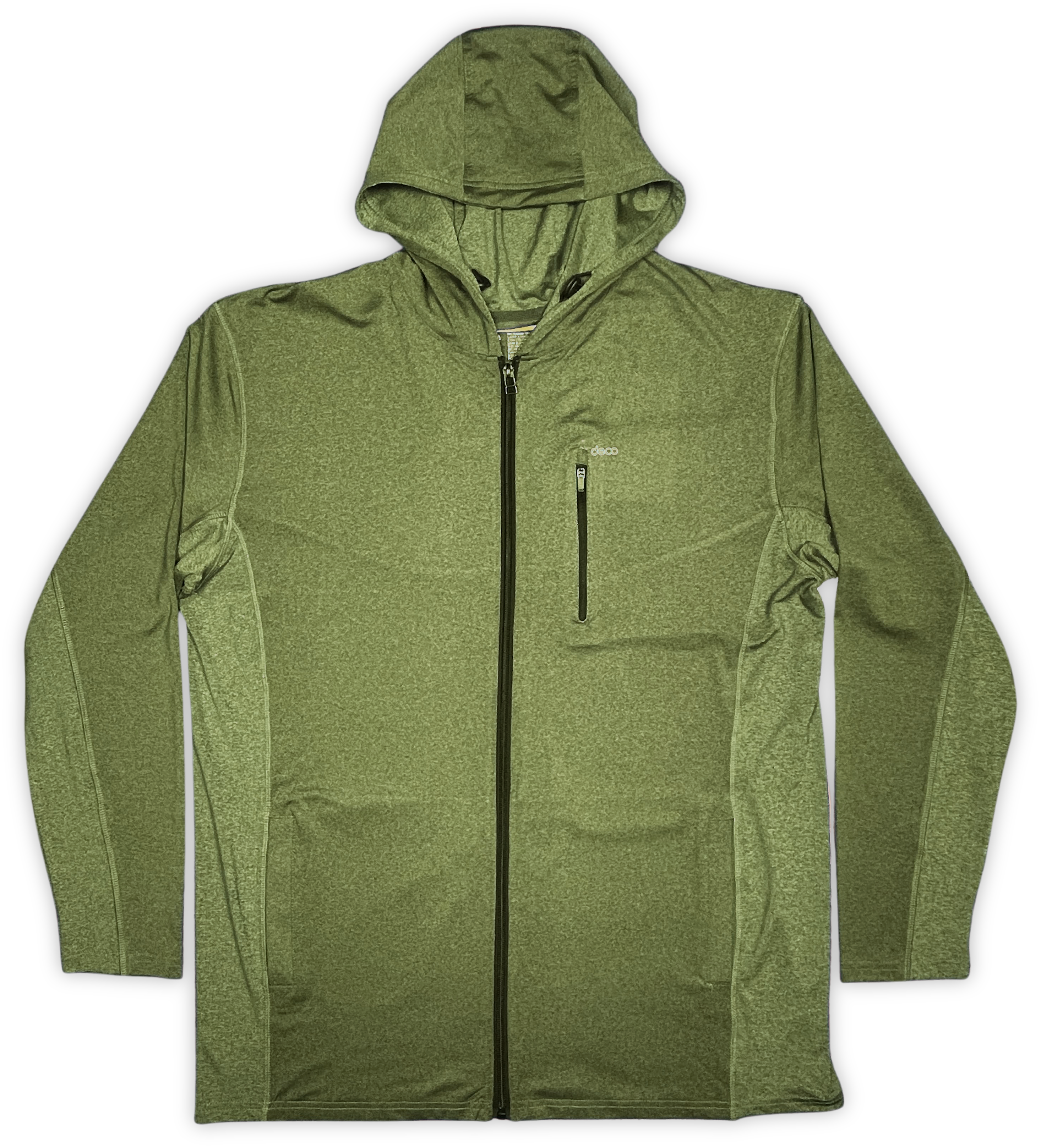 MENS STRATUS LS ZIP HOOD UPF 50+