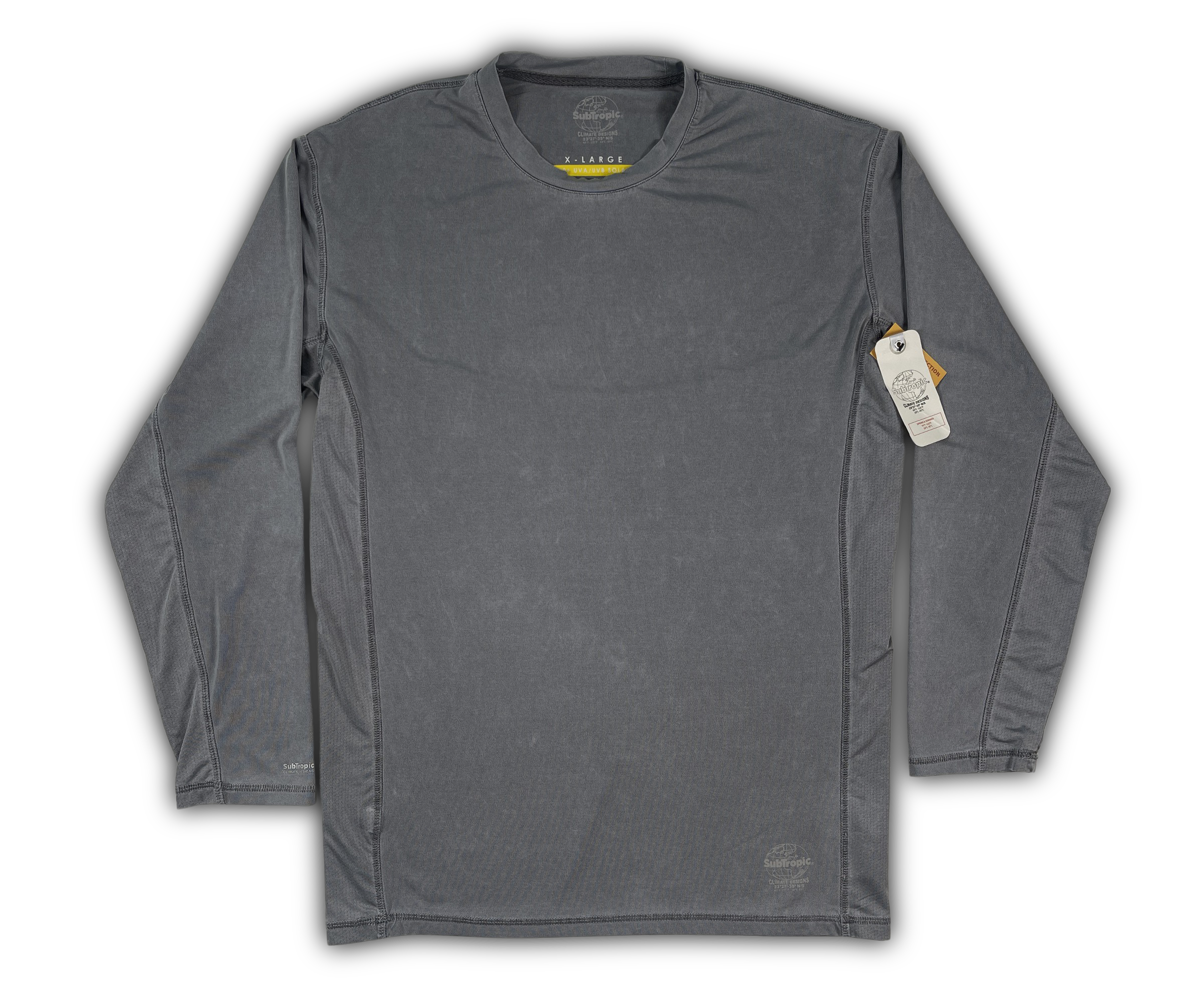 LS CREW NECK oo2 SOLAR WASHED UPF50+