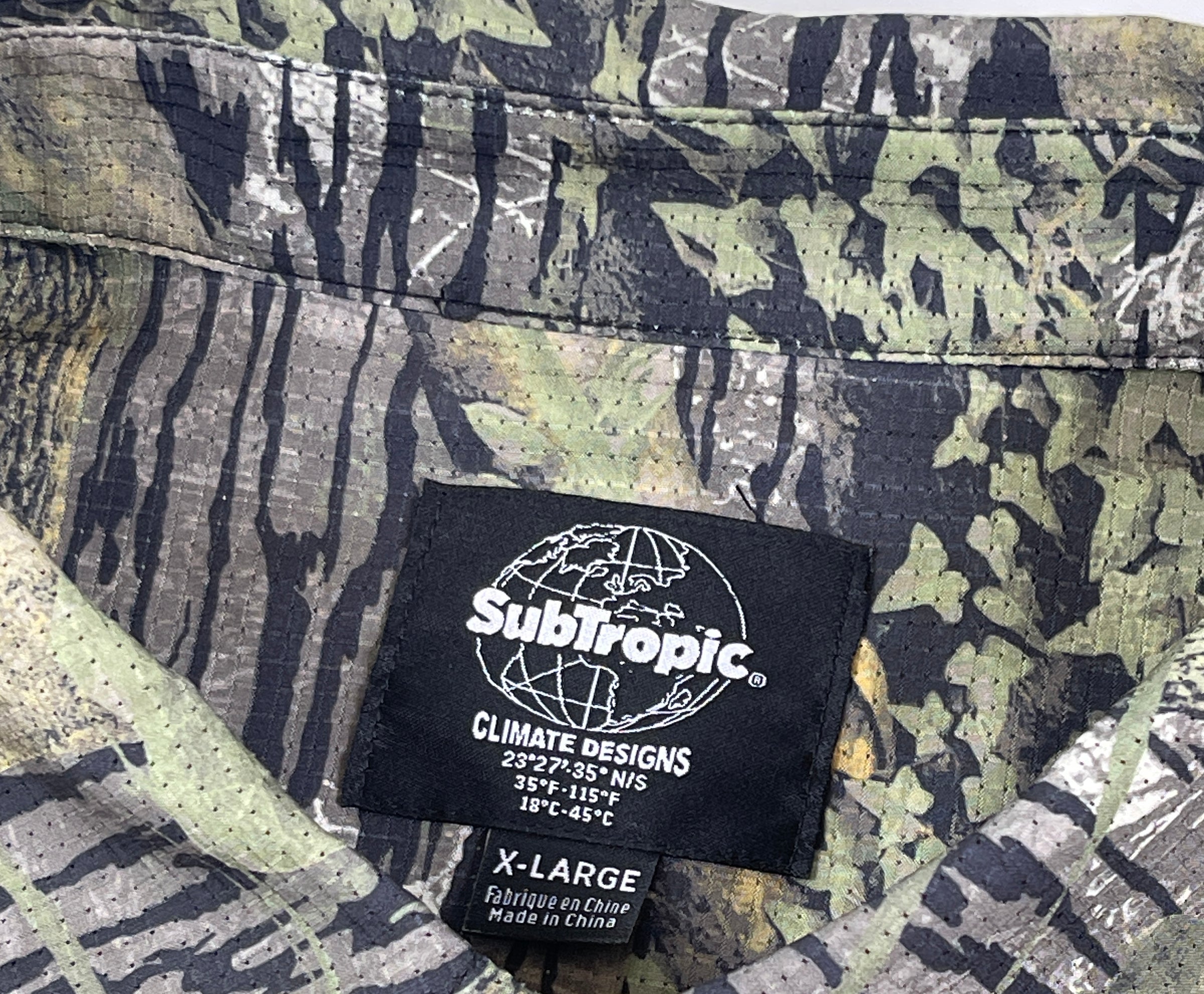 SS BUTTON UP oo1 PERF CAMO