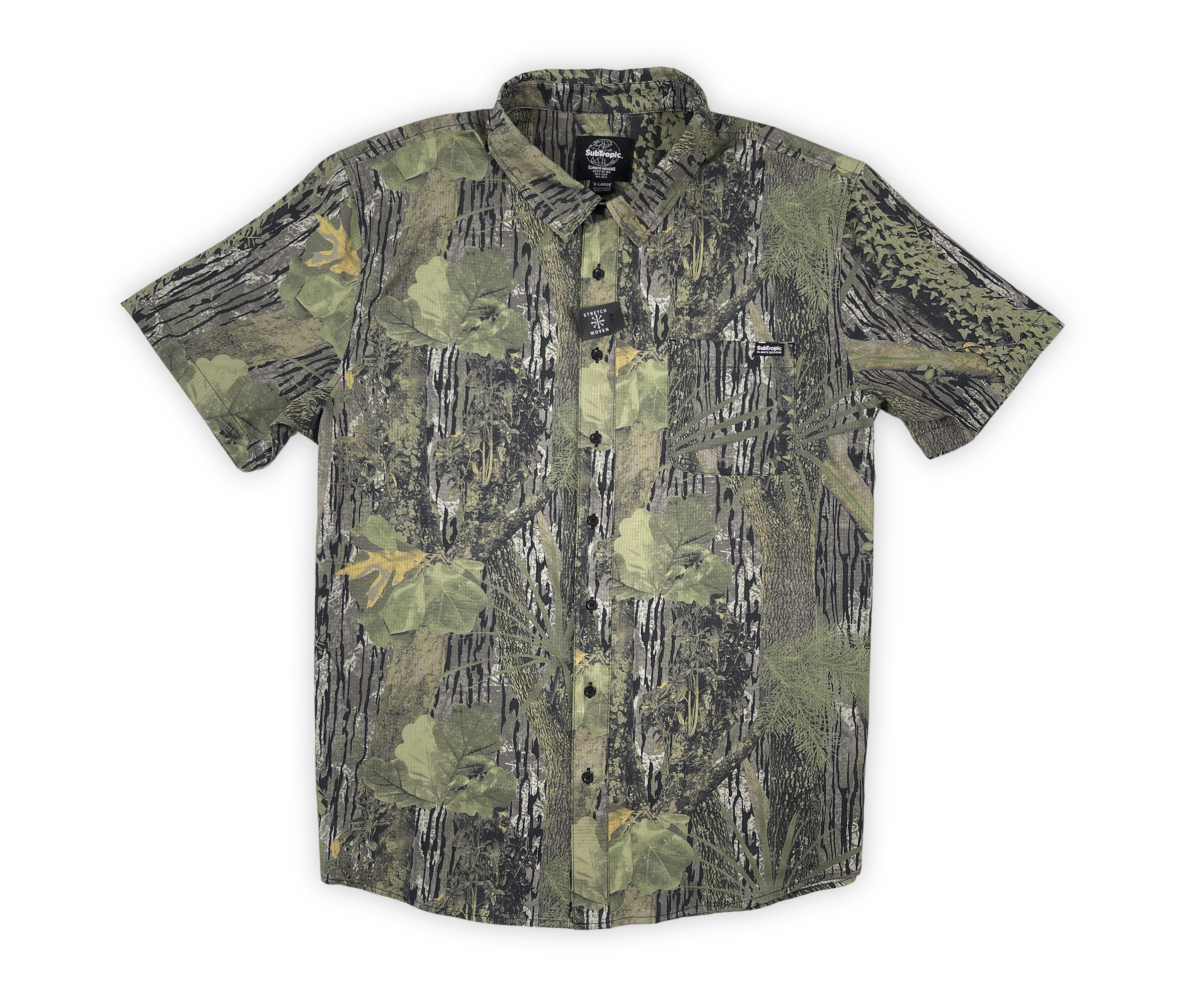 SS BUTTON UP oo1 PERF CAMO