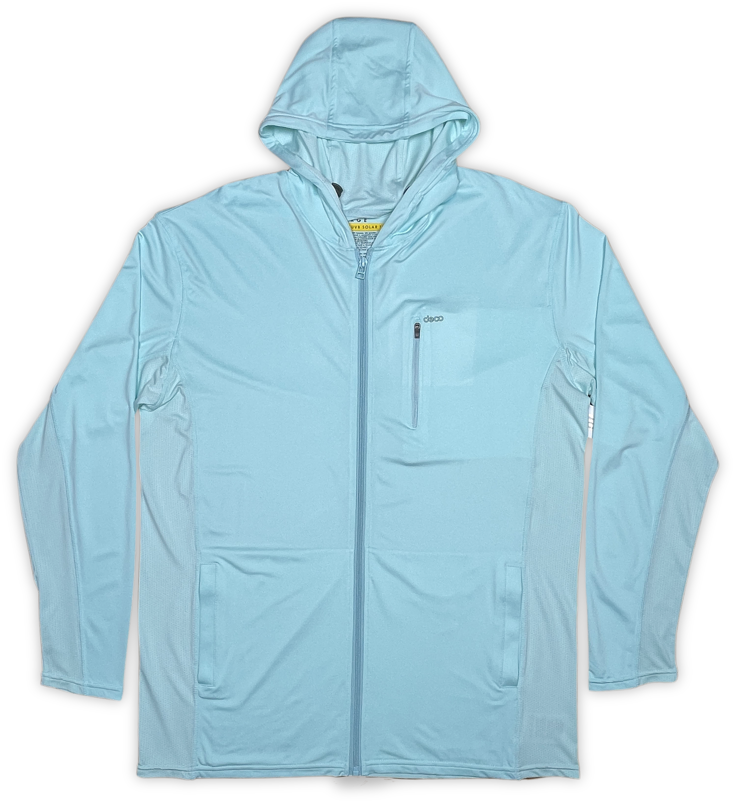 MENS STRATUS LS ZIP HOOD UPF 50+