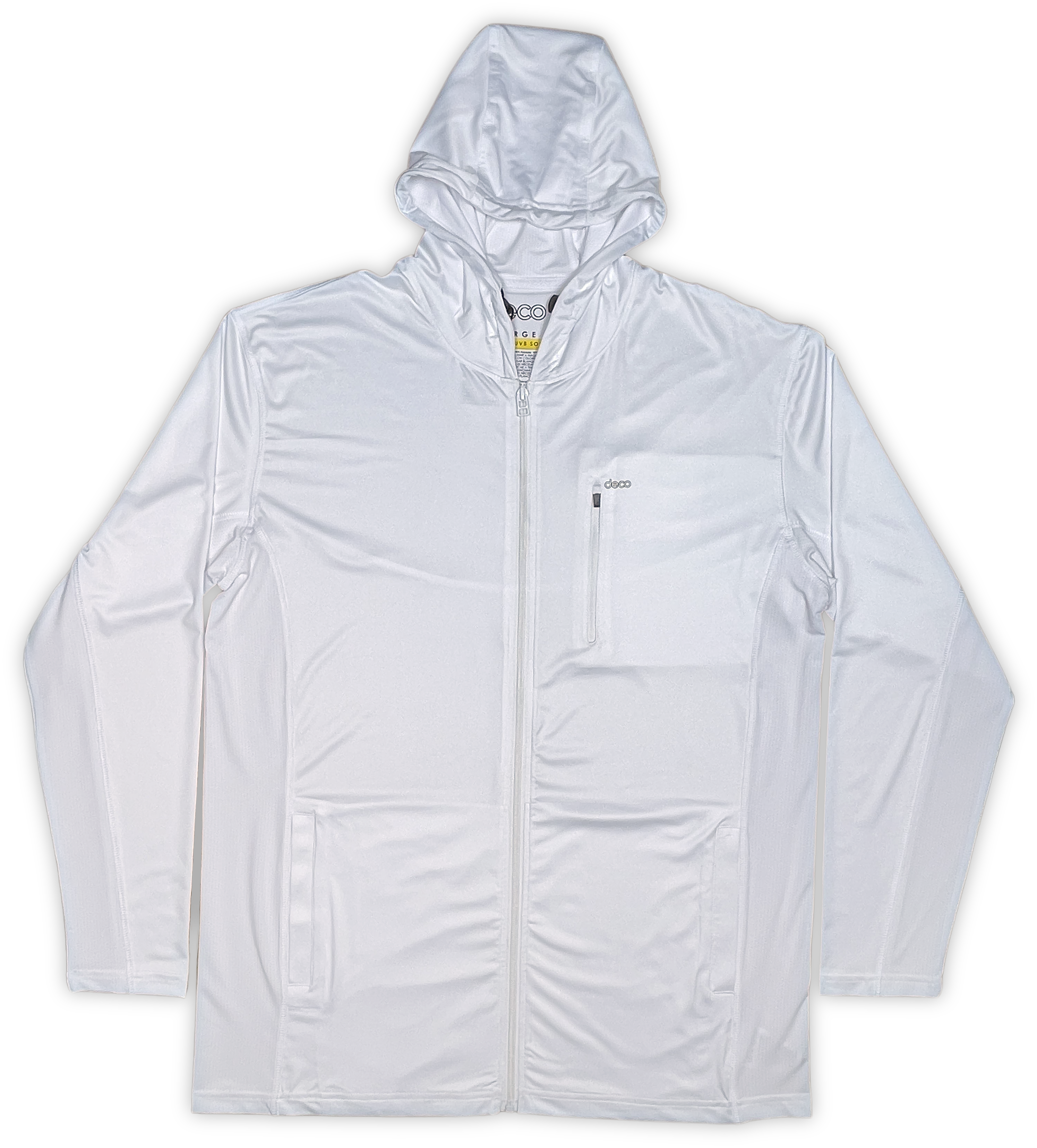 MENS STRATUS LS ZIP HOOD UPF 50+