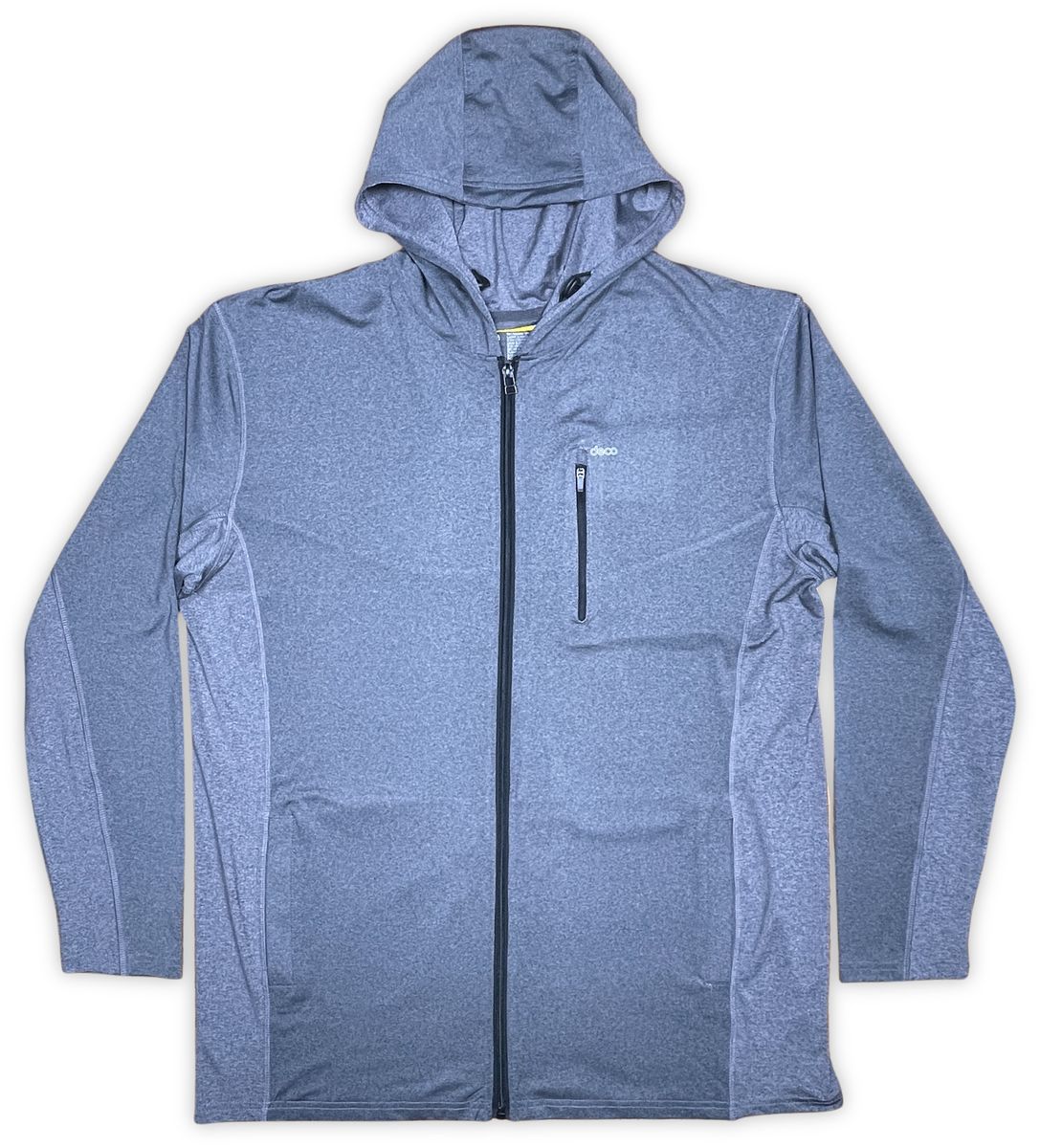 MENS STRATUS LS ZIP HOOD UPF 50+