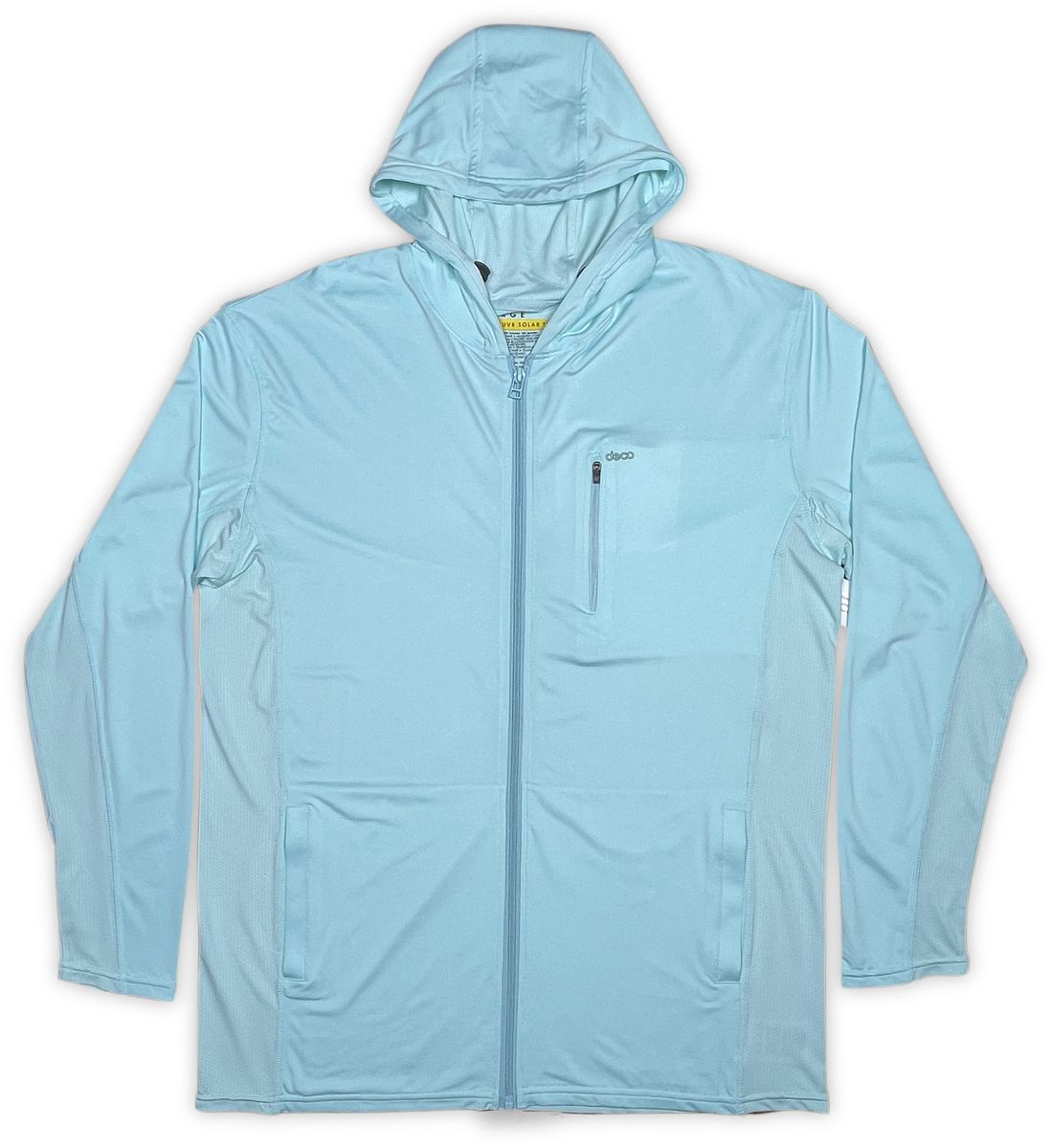 MENS STRATUS LS ZIP HOOD UPF 50+