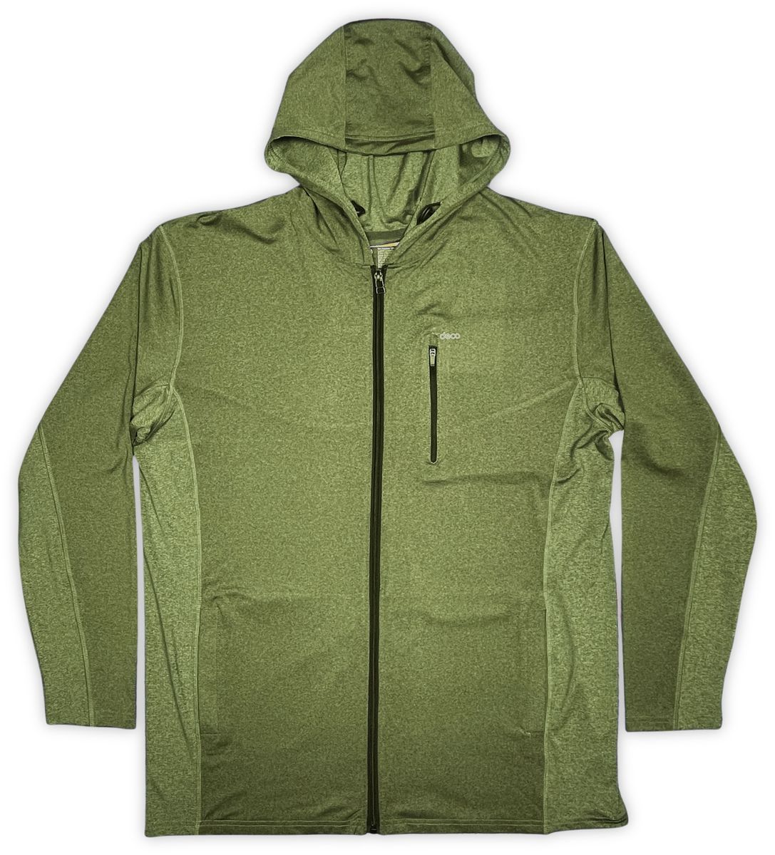 MENS STRATUS LS ZIP HOOD UPF 50+