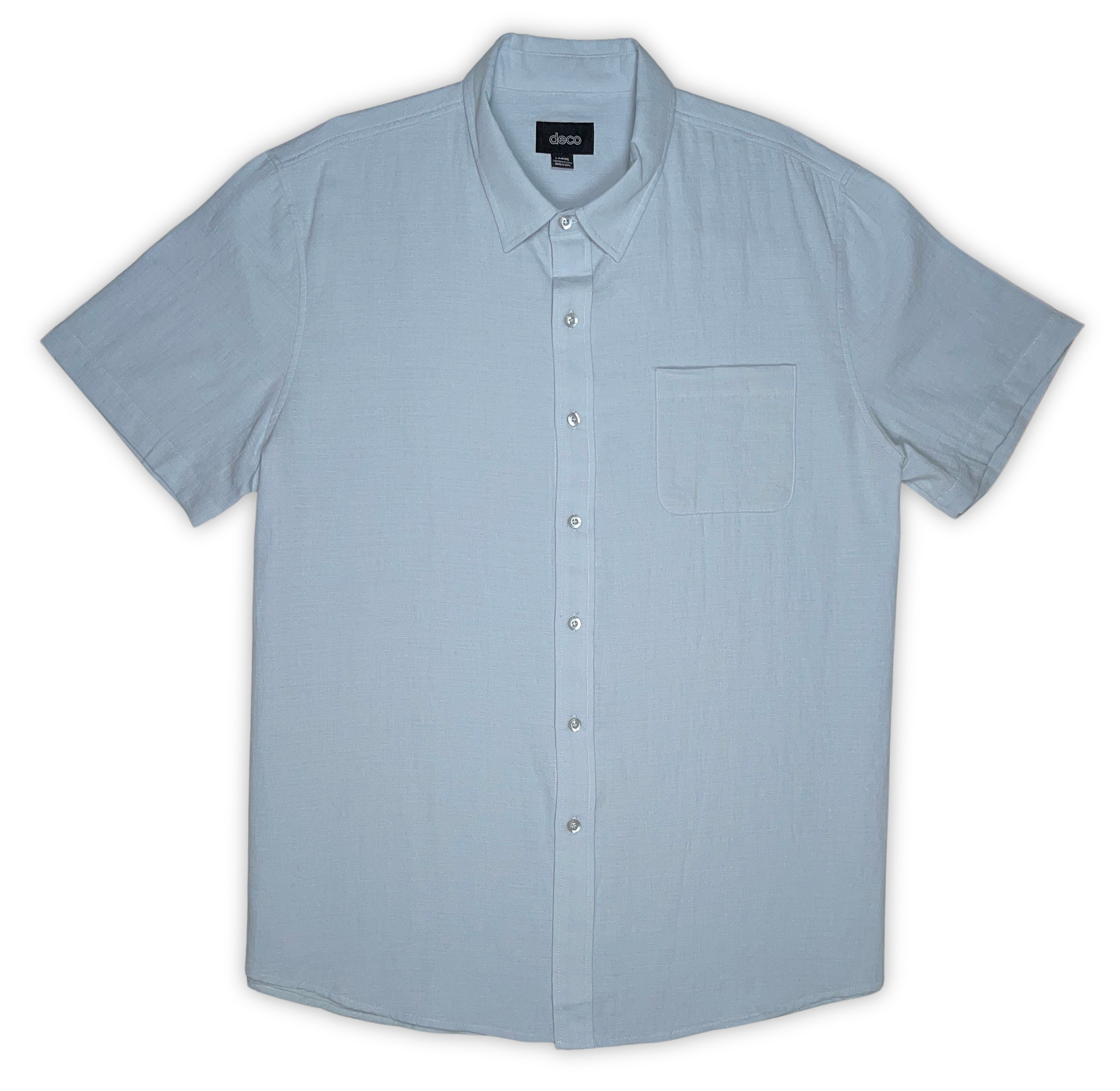 MEN'S OLE O/D  S/S BUTTON UP