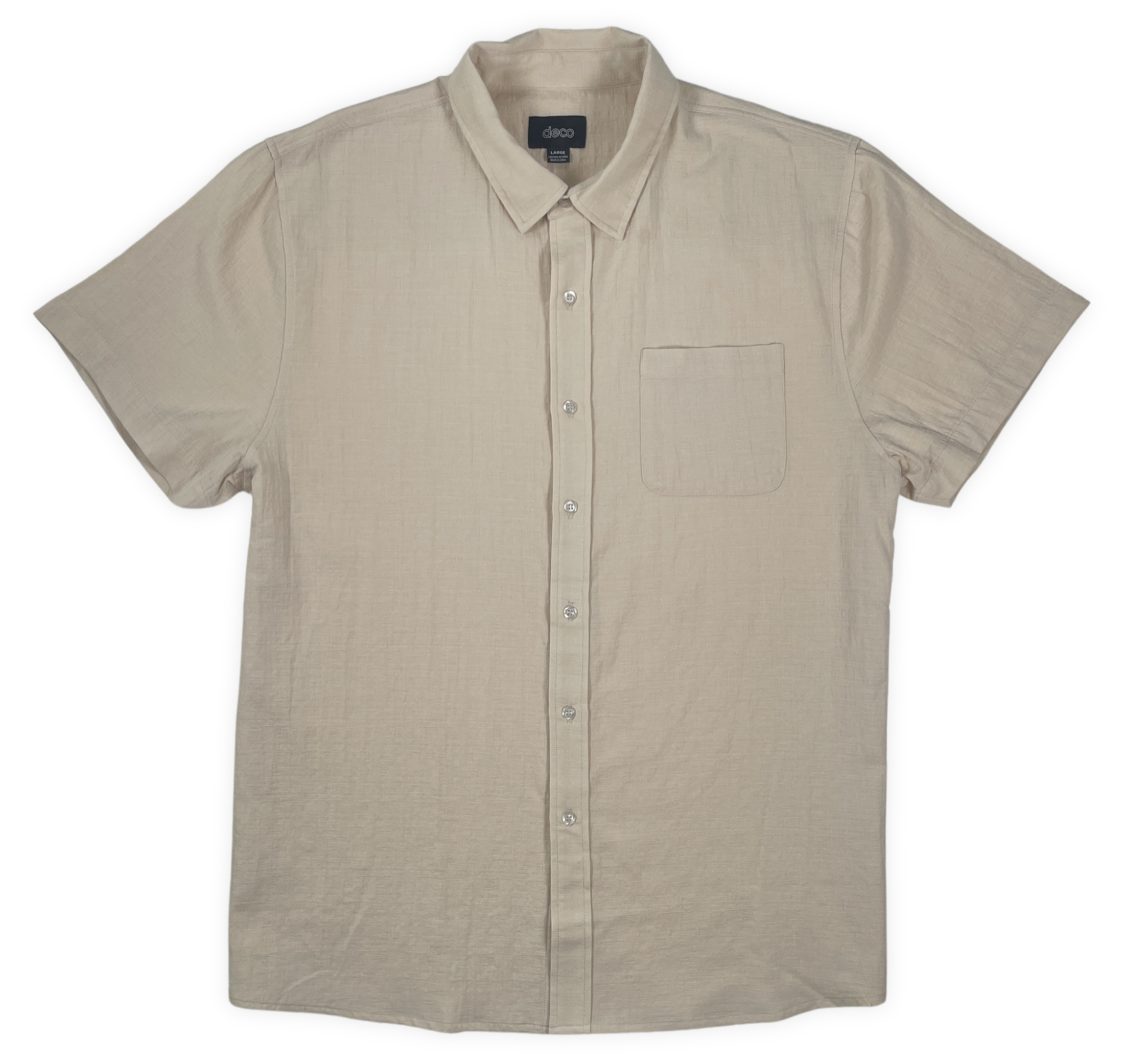 MEN'S OLE O/D  S/S BUTTON UP