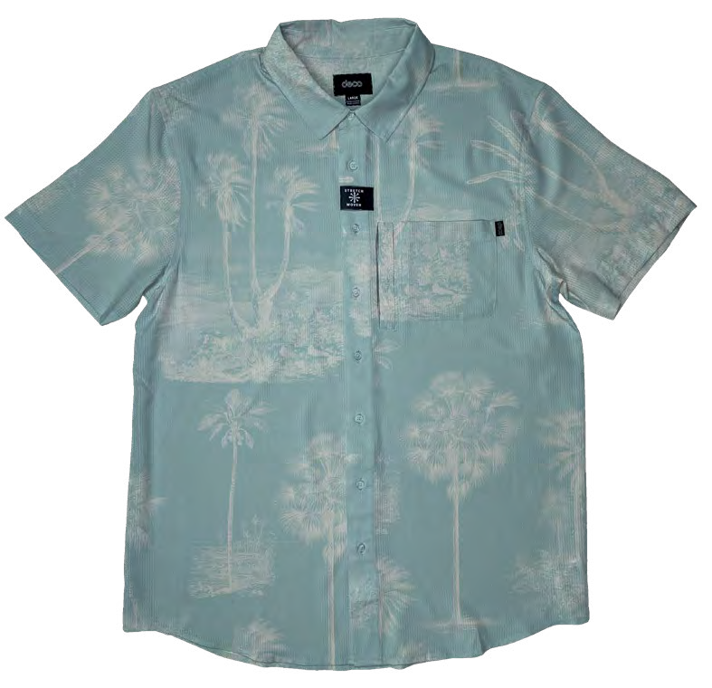 MEN'S PALM TECH  S/S BUTTON UP