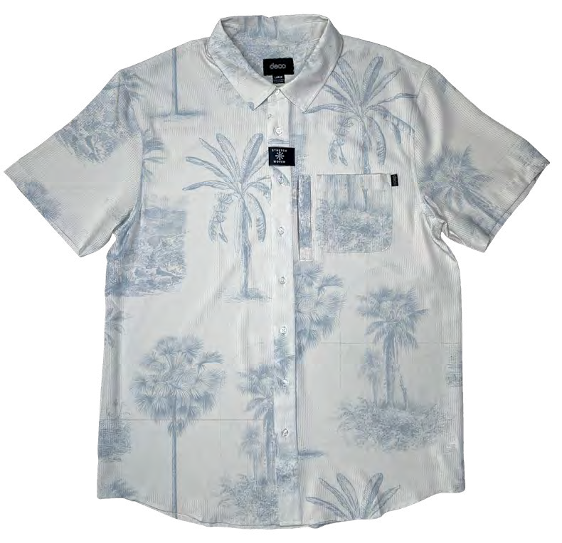 MEN'S PALM TECH  S/S BUTTON UP
